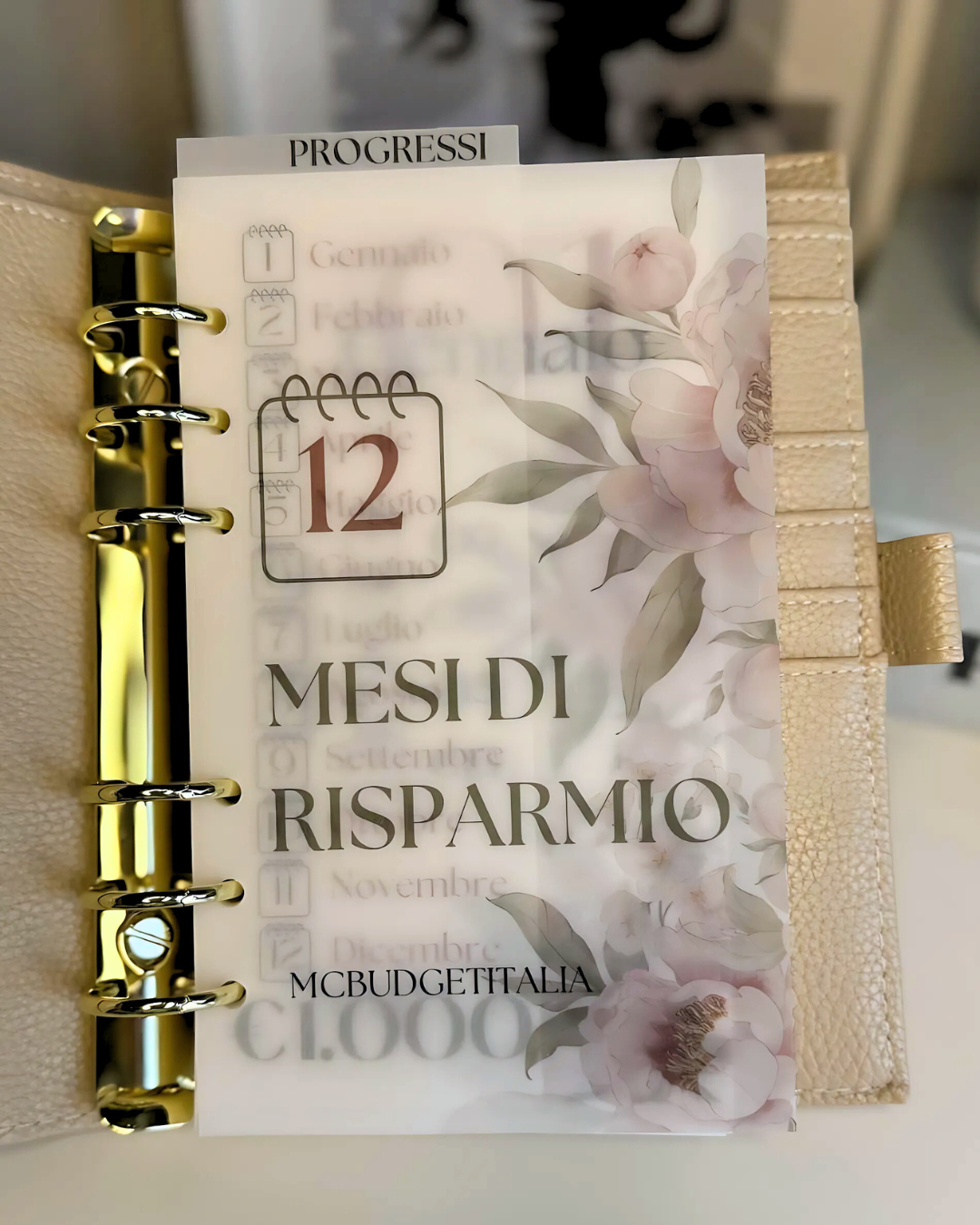 12 MESI PEONIE A6