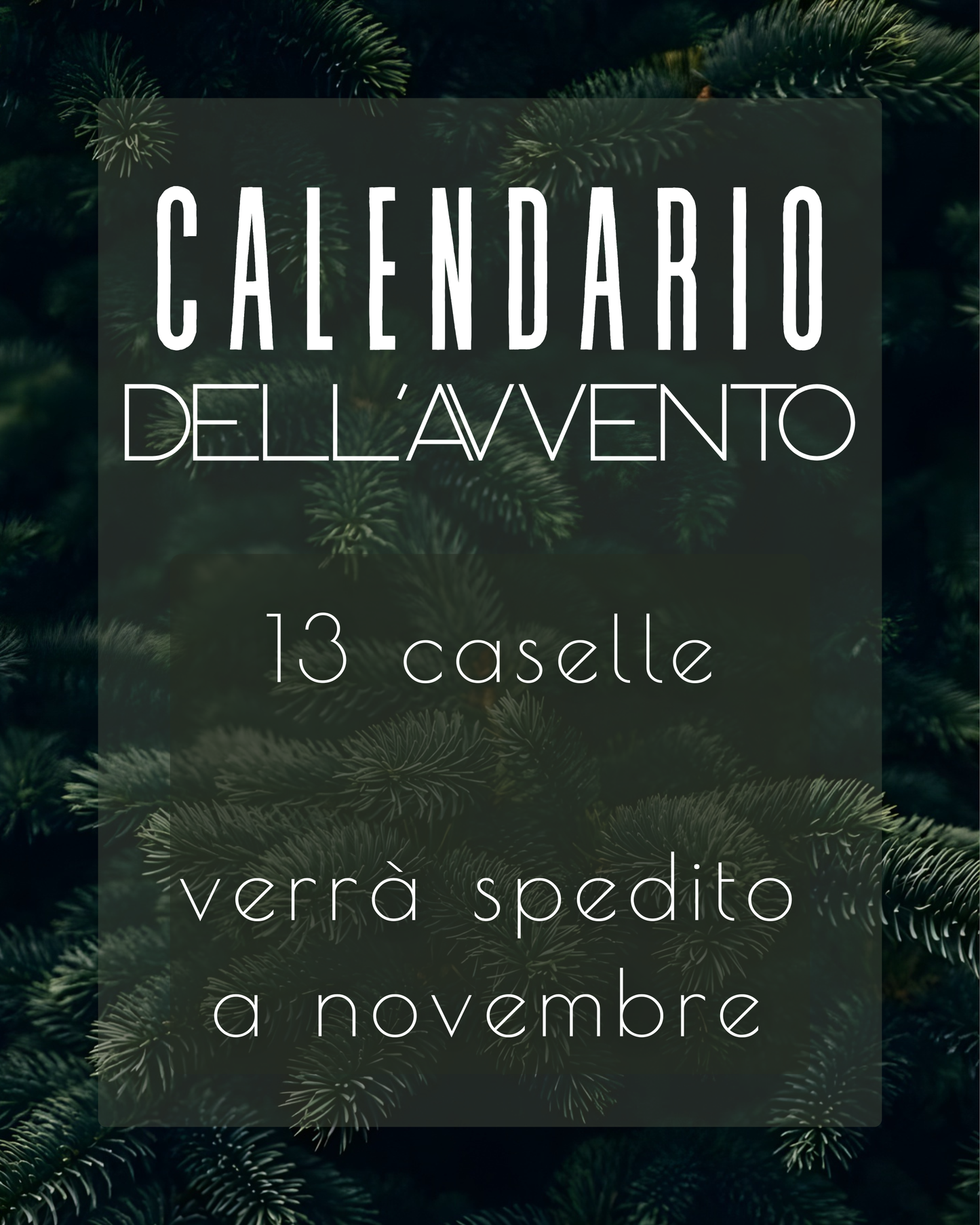 CALENDARIO DELL'AVVENTO